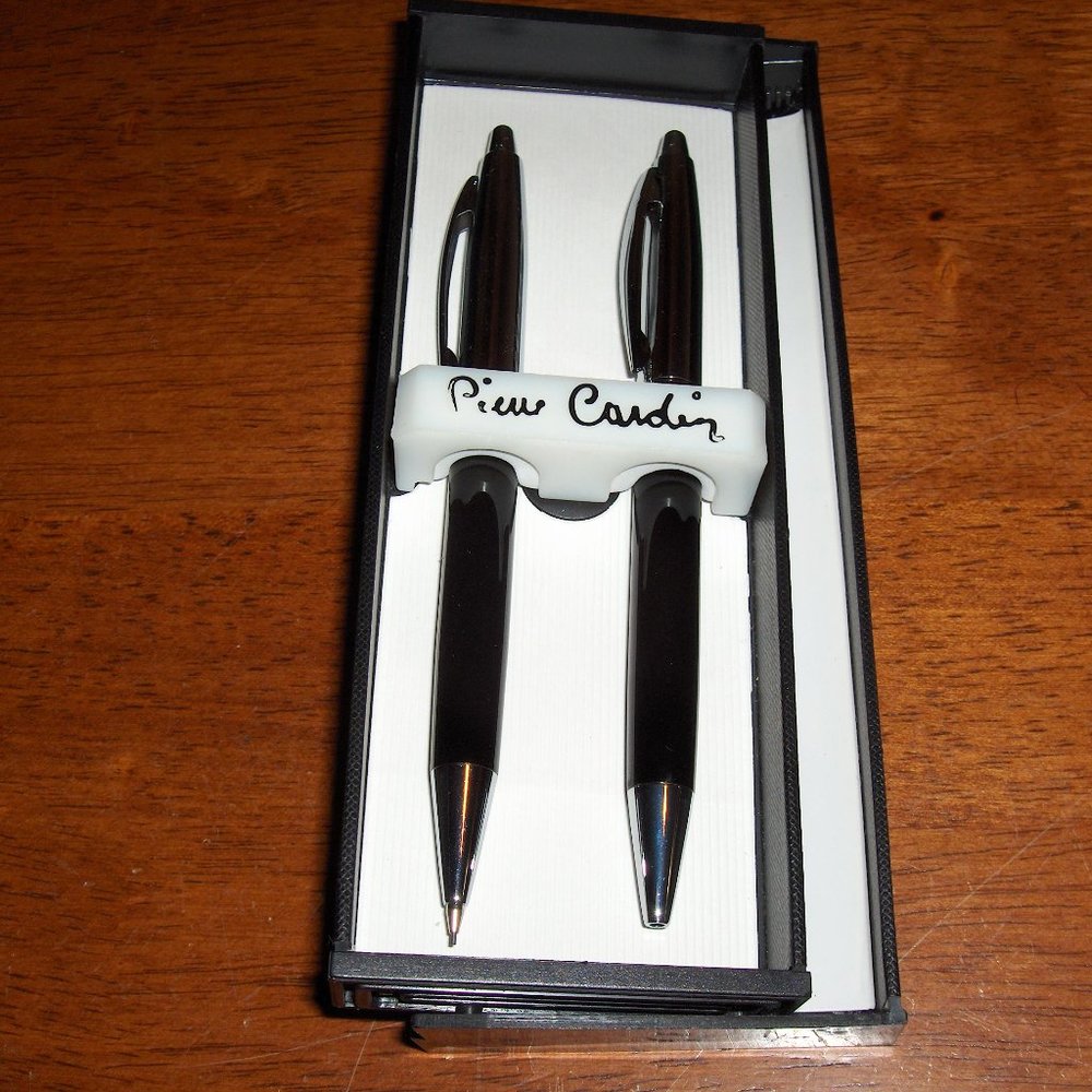 Pierre Cardin Pen and Pencil Set, Blue ink